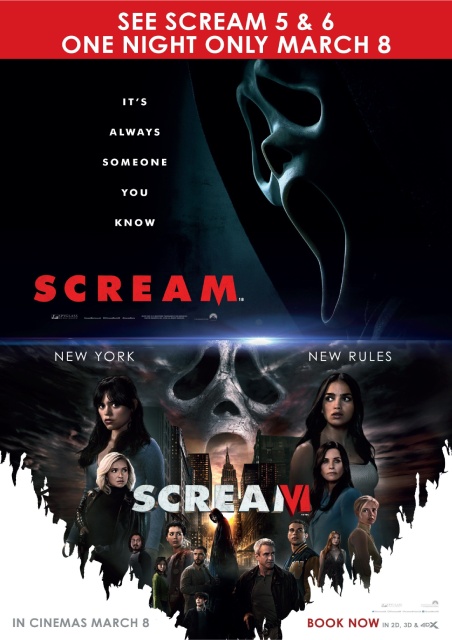 Scream 5 + Scream 6 Double Bill